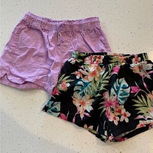 2 pairs Girl Shorts Old Navy Gap Size 14/16 XL Summer Spring Clothes Elastic Wai